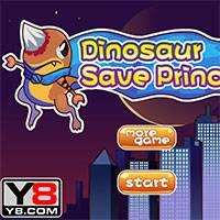 Игра Динозавр спасает принцессу онлайн