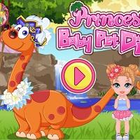 Игра Динозаврик принцессы онлайн