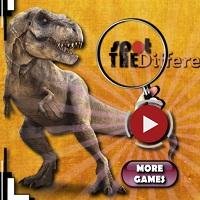 Игра Динозавры: поиск отличий онлайн