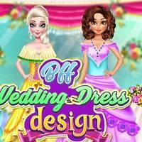 Игра Дизайн свадебных платьев для принцесс онлайн