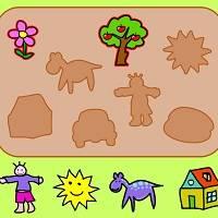 Игра Для детей 1 года: угадай предмет по форме онлайн