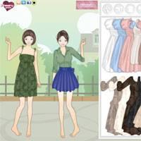 Игра Для девочек про одевалки на двоих онлайн