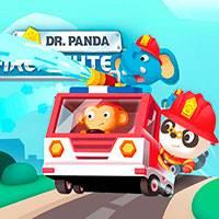 Игра Доктор Панда пожарный онлайн