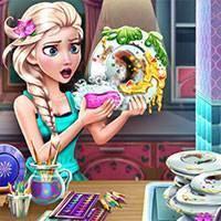 Игра Эльза моет посуду 2 онлайн