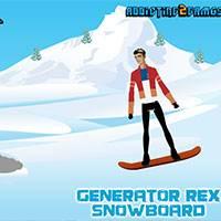 Игра Генератор Рекс на сноуборде онлайн