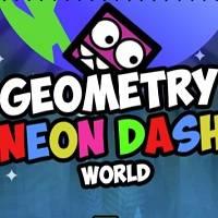 Игра Геометрия Даш Неон мир онлайн