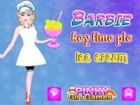 Игра Готовим мороженое вместе с Барби онлайн