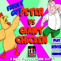 Игра Гриффины: Драка Питера и огромного петуха онлайн
