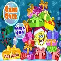 Игра Губка Боб дарит подарки онлайн