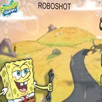 Игра Спанч Боб стрелялки: Уничтожить робота онлайн