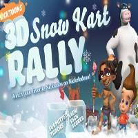 Игра Спанч Боб 3д - Снежные гонки онлайн