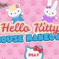 Игра Хелло Китти переделывают дом онлайн