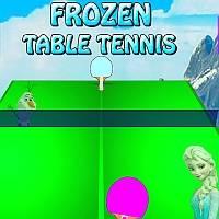 Игра Холодное Сердце Настольный Теннис онлайн