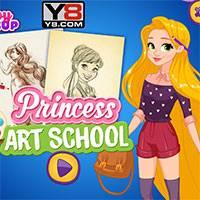 Игра Художественная школа принцесс онлайн