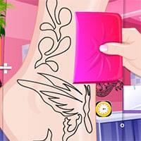 Игра Делать татуировки для девочек онлайн
