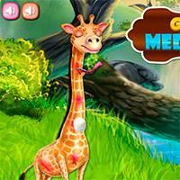 Игра Жираф у доктора онлайн