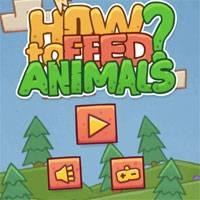 Игра Как кормить животных? онлайн