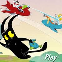 Игра Кошки Дерутся в Воздухе онлайн