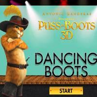 Игра Кот в сапогах в танцевальном сражении онлайн