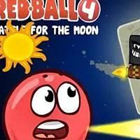 Игра Красный шар на луне онлайн