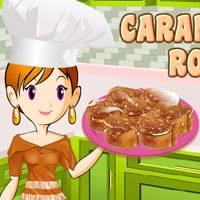 Игра Кухня Сары: Карамельные роллы