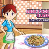 Игра Кухня Сары: Паста карбонара онлайн