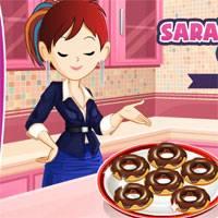 Игра Кухня Сары: Шоколадные кольца онлайн