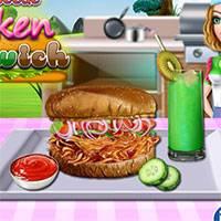 Игра Куриный сендвич онлайн