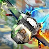 Игра Лего мстители управляют самолётом онлайн