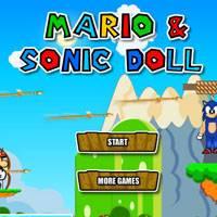Игра Марио спасает Соника онлайн