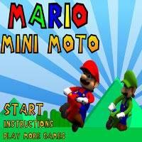 Игра Мотогонки с Марио онлайн