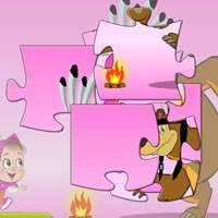 Игра Маша и Медведь: Волшебный паззл онлайн
