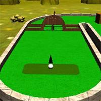 Игра Мини гольф в палаточном лагере онлайн