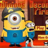 Игра Миньоны пожарные 2013