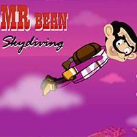 Игра Мистер Бин: прыжки с парашютом онлайн