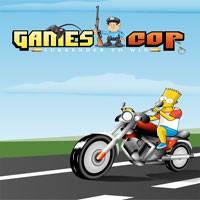 Игра Мотоспорт Симпсоны онлайн
