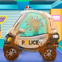 Игра Мойка детской полицейской машины онлайн