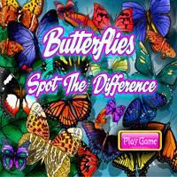 Игра Найди отличия бабочки онлайн