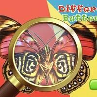 Игра Найди отличия: бабочки онлайн