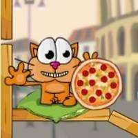 Игра Накорми кота пиццей онлайн