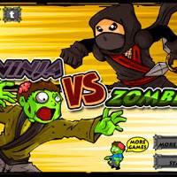 Игра Ниндзя против зомби онлайн