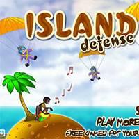 Игра Оборона островка онлайн