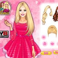 Игра Одень Барби в день влюбленных онлайн