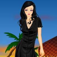 Игра Одевалка: Маленькое чёрное платье онлайн