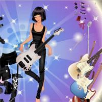 Игра Одевалка рокерши с гитарой онлайн