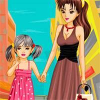 Игра Одевалки мама и дочка онлайн