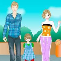 Игра Одевалки семьи онлайн