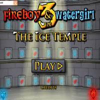 Игра Огонь и Вода 3: в Ледяном Храме онлайн