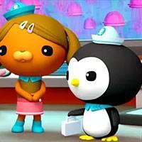 Игра Октонавты: раскраска с пингвином Песо онлайн