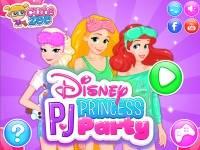 Игра Пижамные вечеринки принцесс онлайн